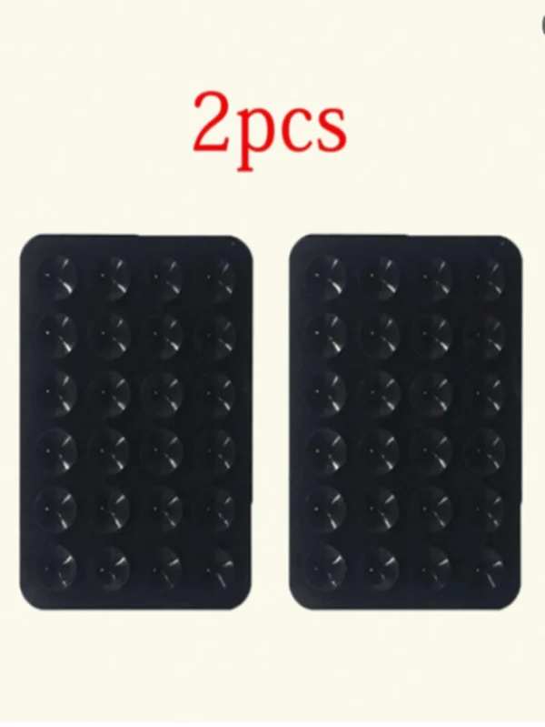 2 pcs ventouse silicone noire – Image 3