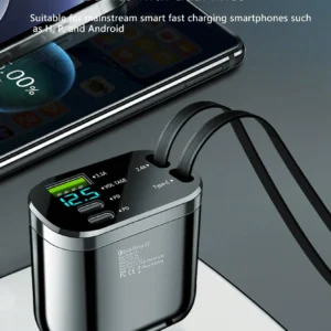 Chargeur voiture 5-en-1