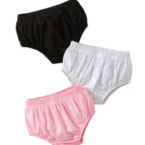 3 pcs bloomers unis été