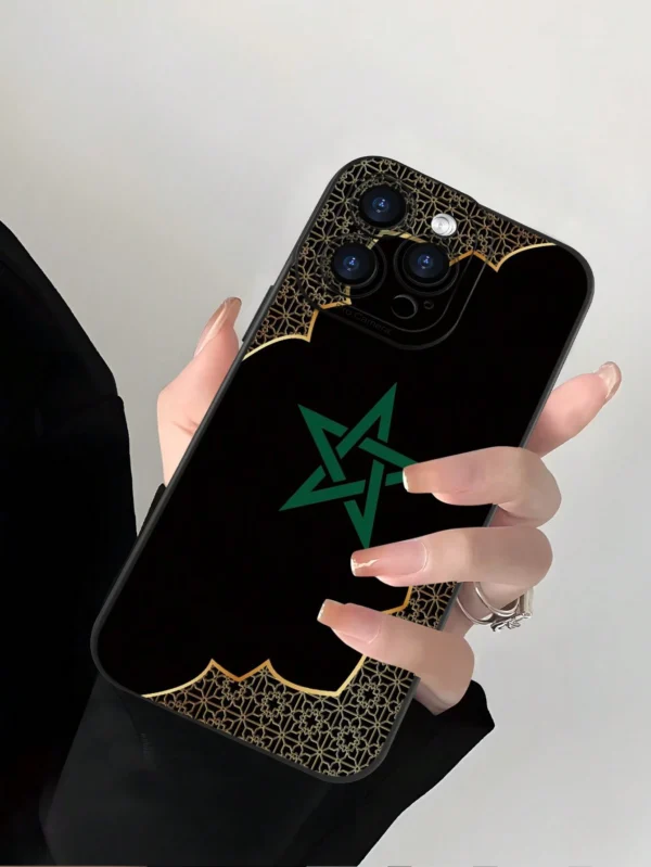 Coque pentagramme couple élégant – Image 5