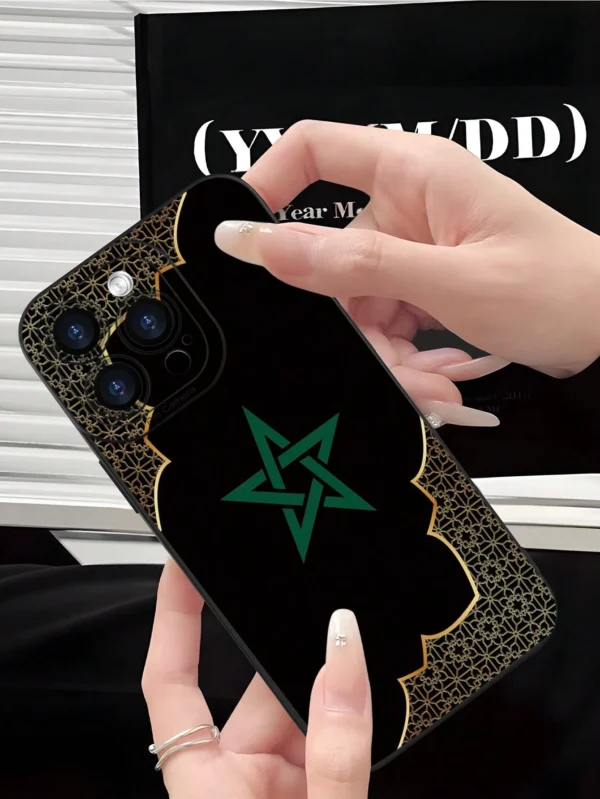 Coque pentagramme couple élégant – Image 7