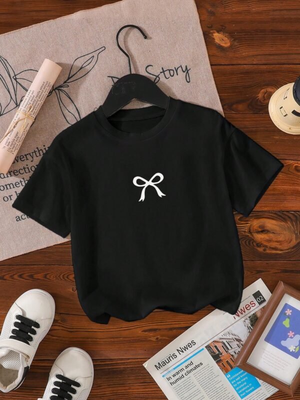 T-shirt manches courtes nœud