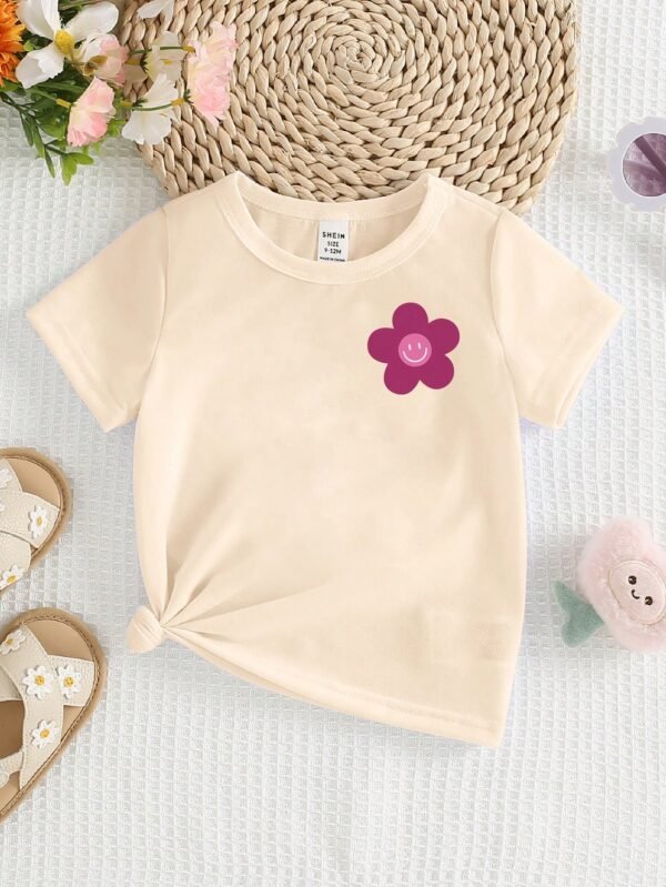 T-shirt manches courtes coloré – Image 2