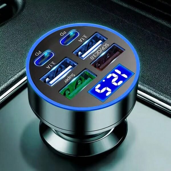 6 pcs kit charge voiture – Image 3
