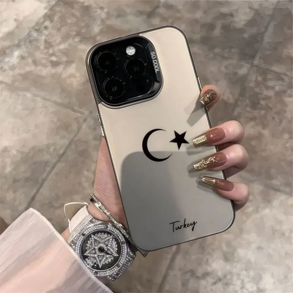Coque étoiles lune argent – Image 3