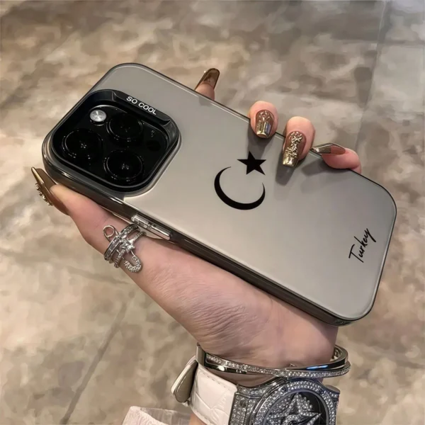 Coque étoiles lune argent – Image 2
