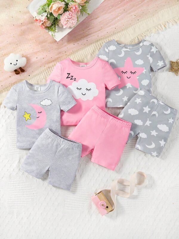 Ensemble 6 pcs étoile lune – Image 5