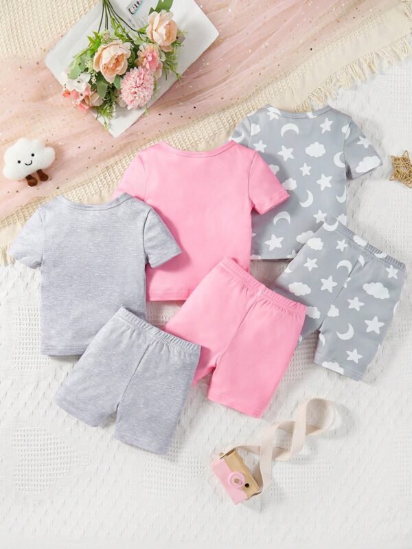 Ensemble 6 pcs étoile lune – Image 2