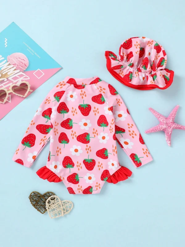 2 pcs maillot bain volants – Image 2