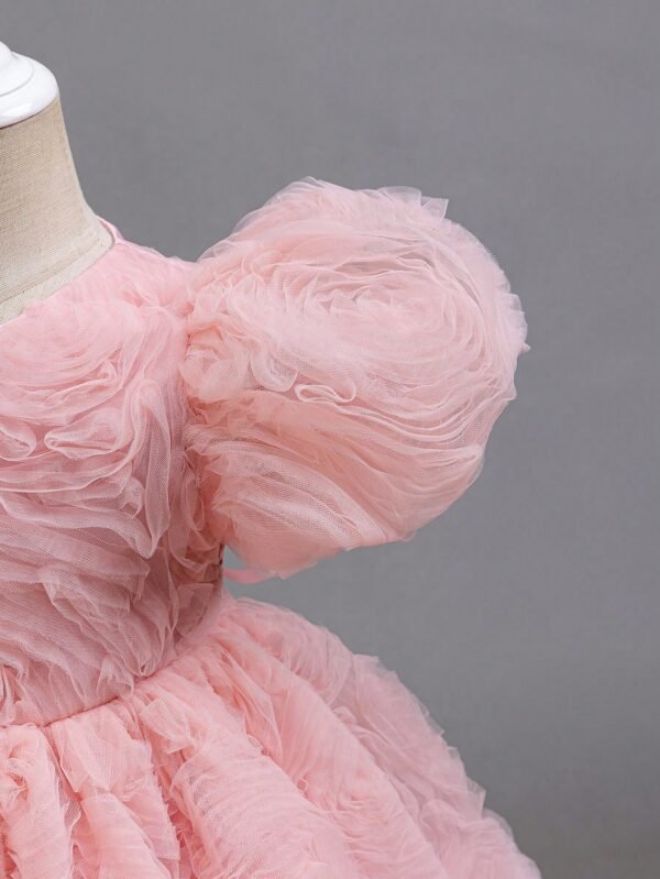 Robe tutu fleurs nœud – Image 5