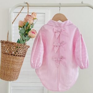 Chemise manches longues rayée