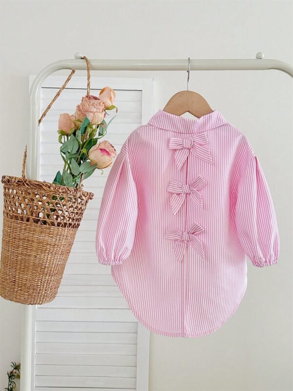 Chemise manches longues rayée