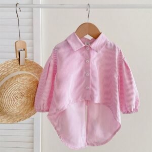 Chemise manches longues rayée