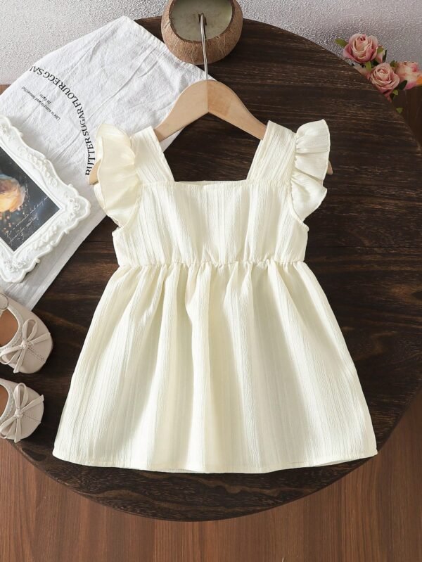 Robe manches courtes brodée bébé – Image 2