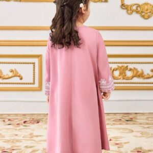 Robe manches longues rétro bébé