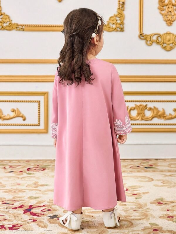 Robe manches longues rétro bébé – Image 2