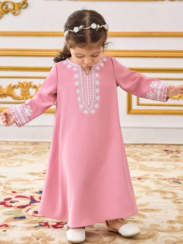 Robe manches longues rétro bébé – Image 5