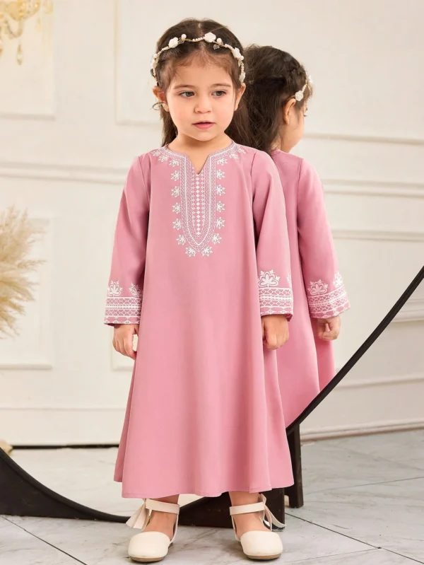 Robe manches longues rétro bébé – Image 6