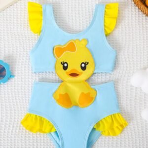 Maillot bain volants canard