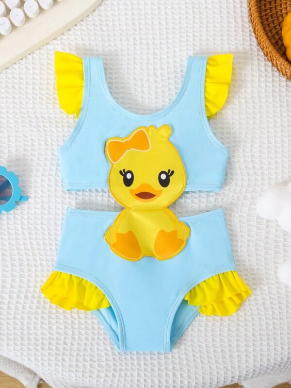 Maillot bain volants canard