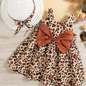 Set 2 pcs robe léopard