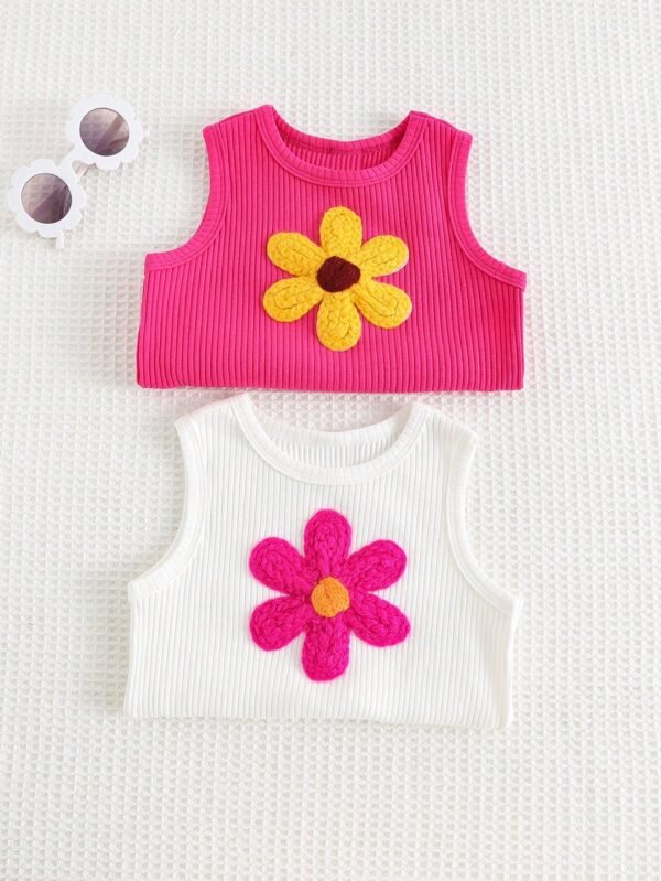 2 pcs hauts tricot sans manches – Image 10