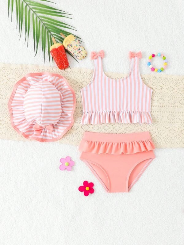 Tankini jupe chapeau