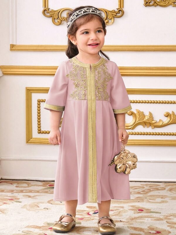 Robe tricot patchwork bébé