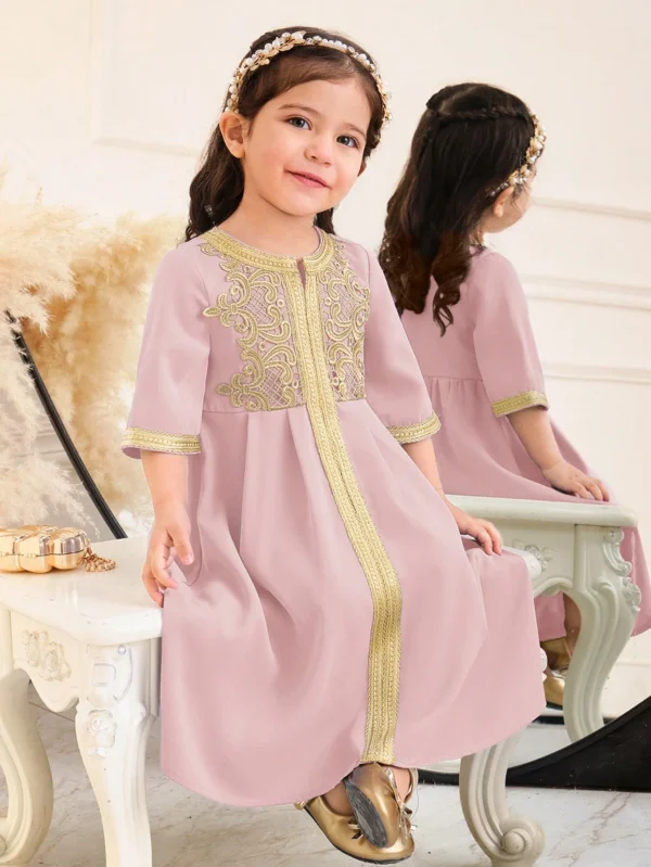 Robe tricot patchwork bébé – Image 5