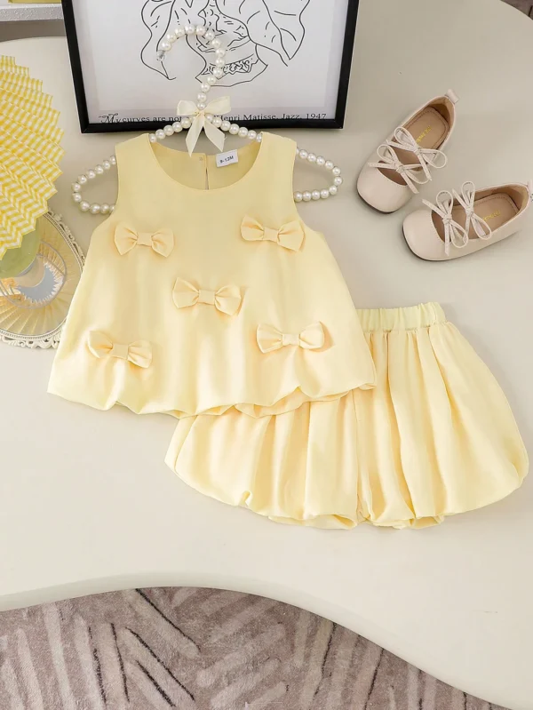 2 pcs top volants short