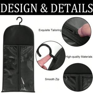 3 pcs sacs rangement perruque