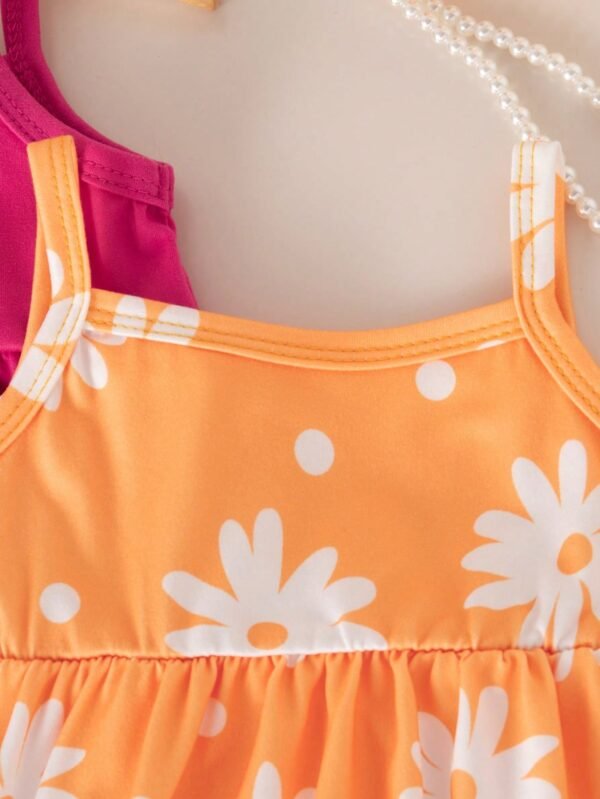Ensemble 3 pcs robe volants bébé – Image 6
