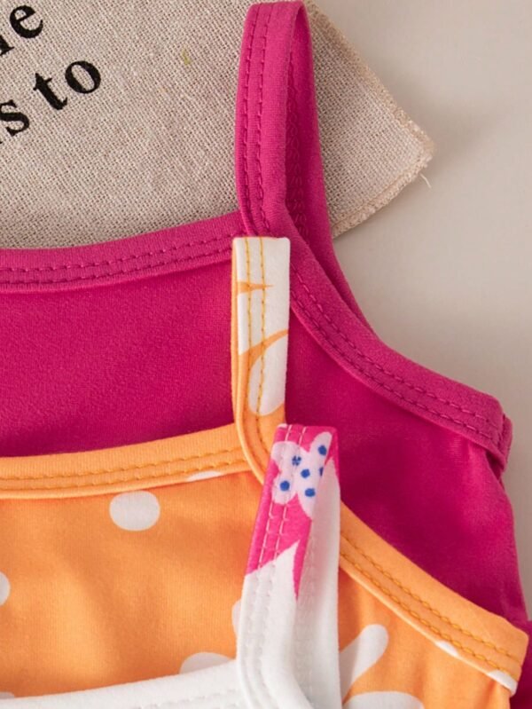 Ensemble 3 pcs robe volants bébé – Image 7