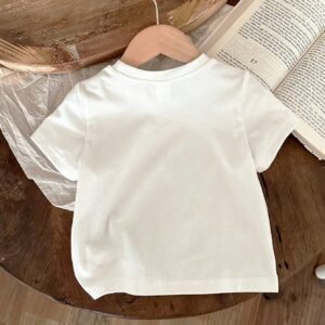 T-shirt fraise manches courtes