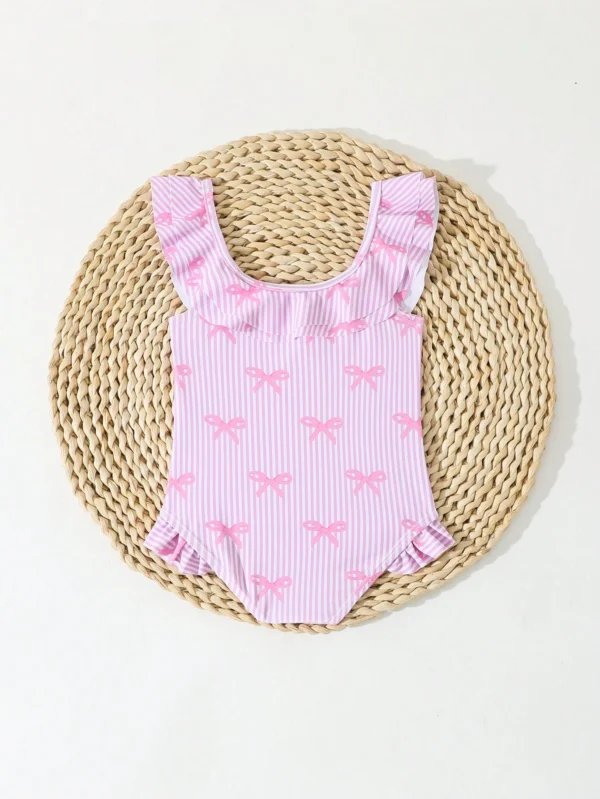 Maillot bain nœud rayures – Image 2
