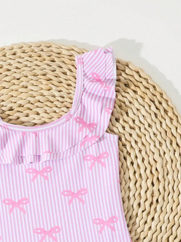 Maillot bain nœud rayures – Image 4