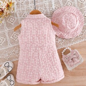2 pcs body fleurs 3D + chapeau