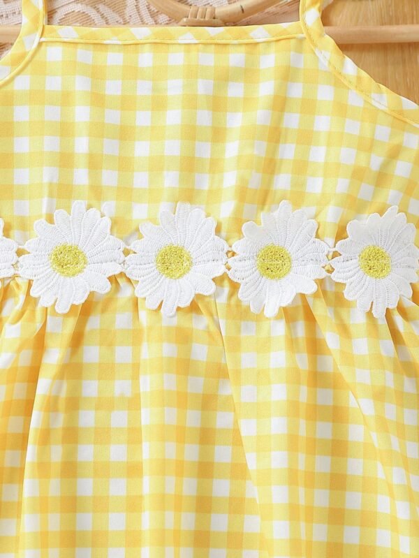 Robe salopette carreaux – Image 2