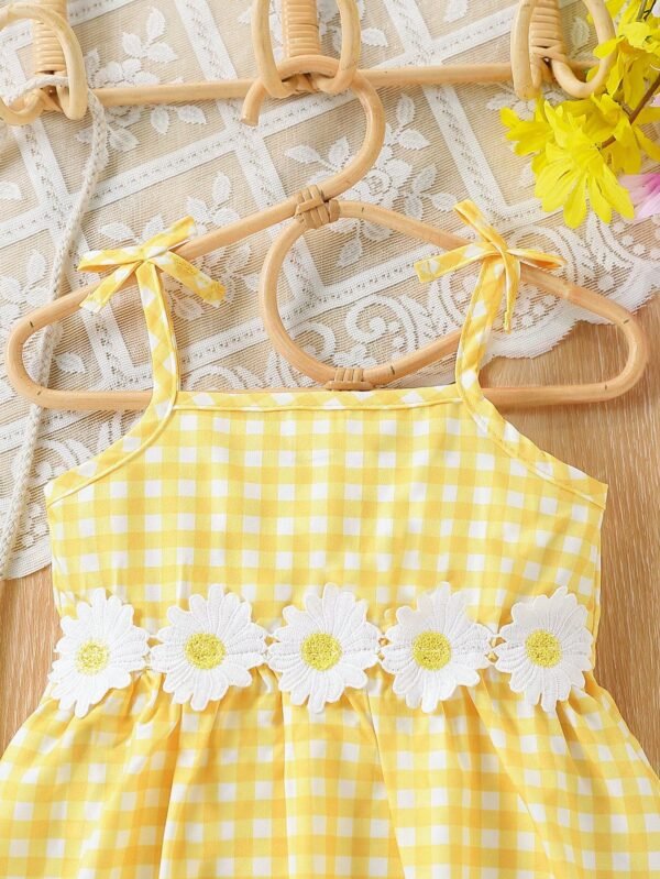 Robe salopette carreaux – Image 3