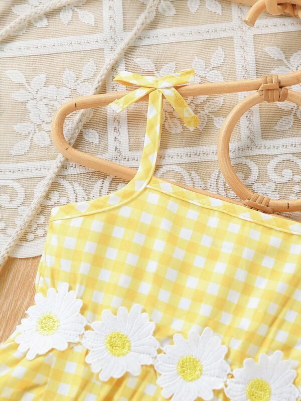 Robe salopette carreaux – Image 5
