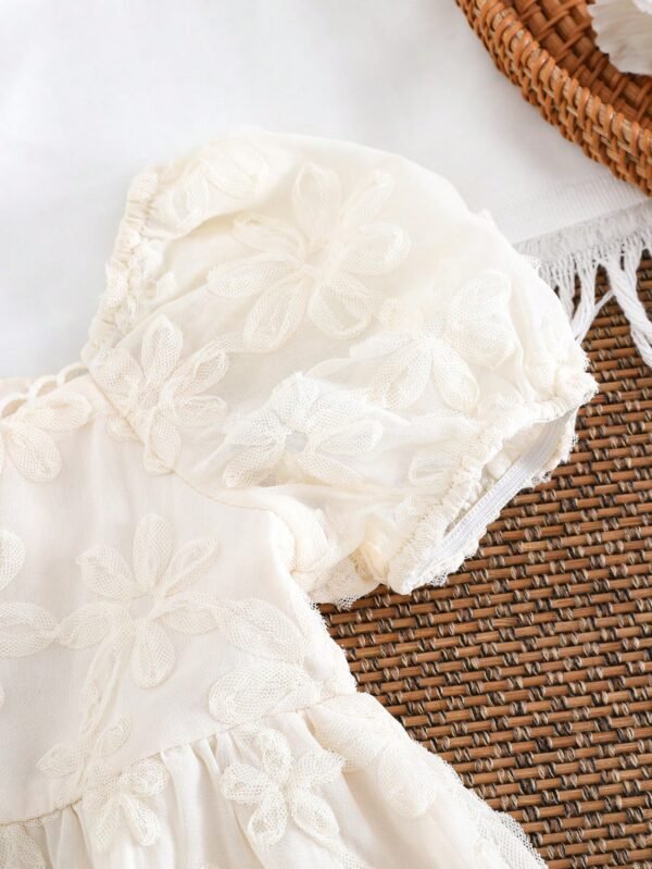 Robe ceinture fleur bébé – Image 5