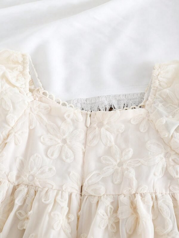 Robe ceinture fleur bébé – Image 7