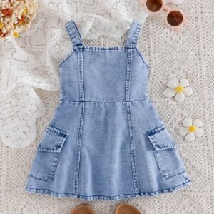 Robe salopette jean