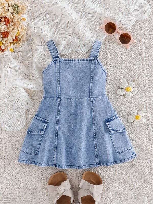 Robe salopette jean