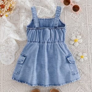 Robe salopette jean