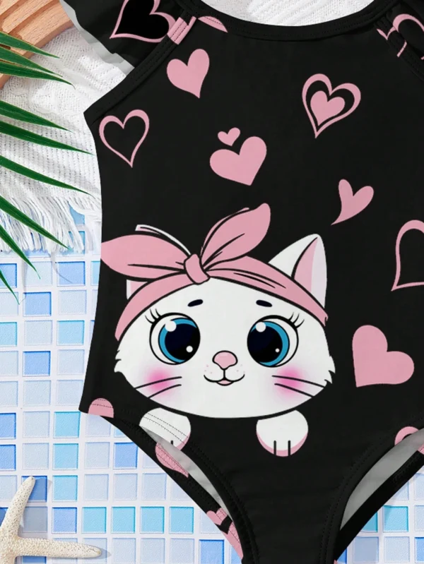 Maillot bain cœur chat – Image 3