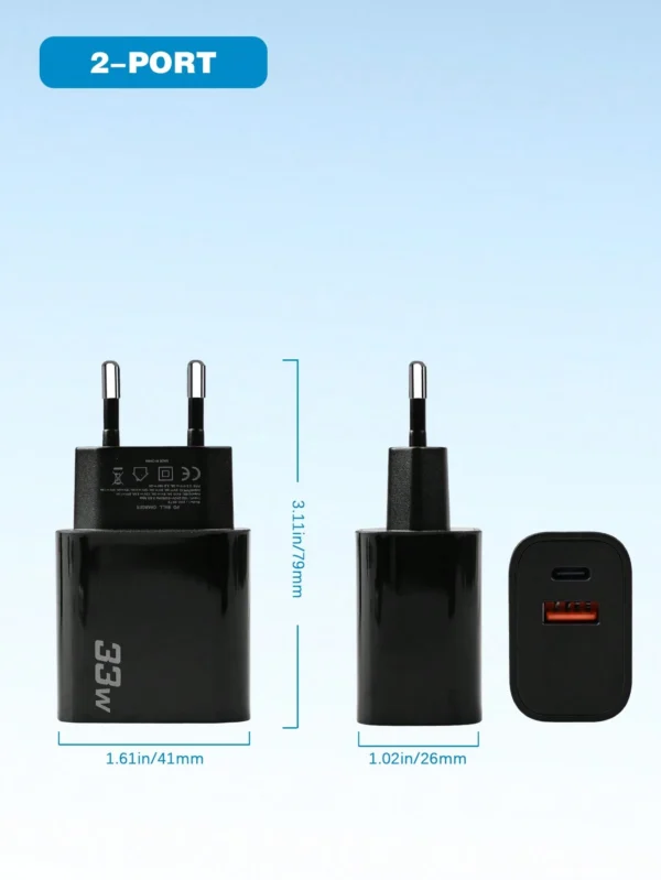 Chargeur rapide 33W GaN EU – Image 3