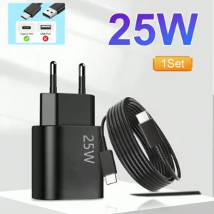 Chargeur 25W + câble 1m