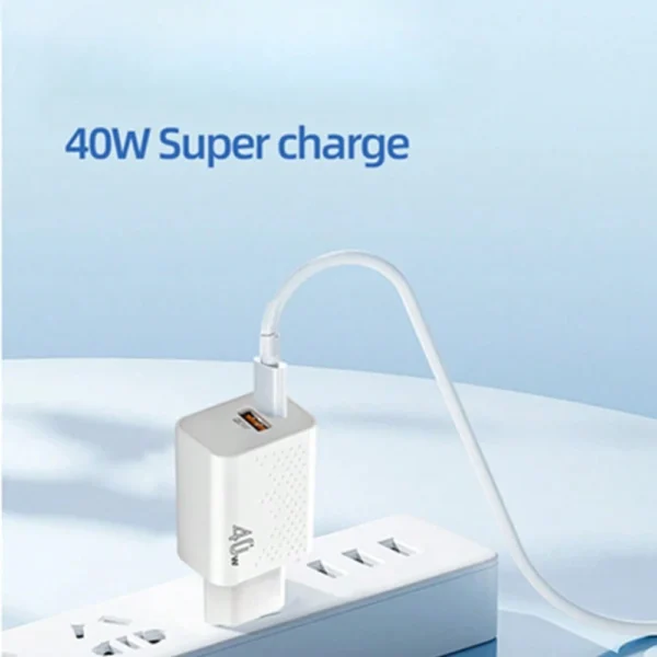 Chargeur mural 40W + câble – Image 4