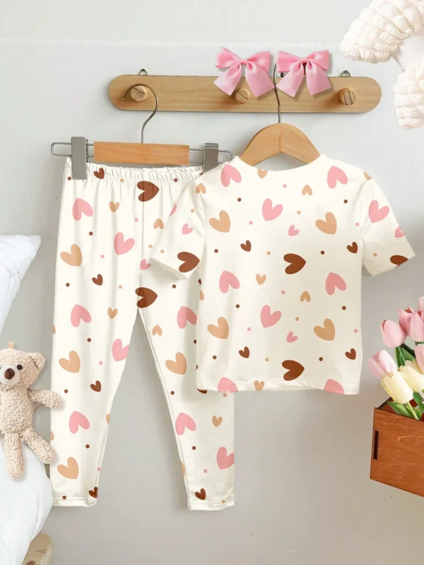 2 pcs t-shirt legging été – Image 2
